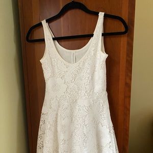 aeropostale xs white lace dress